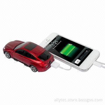 5,200mAh Car-shaped Power Bank for Mobile Phones, iPhone 5, 4s, iTouch and Other Portable Devices